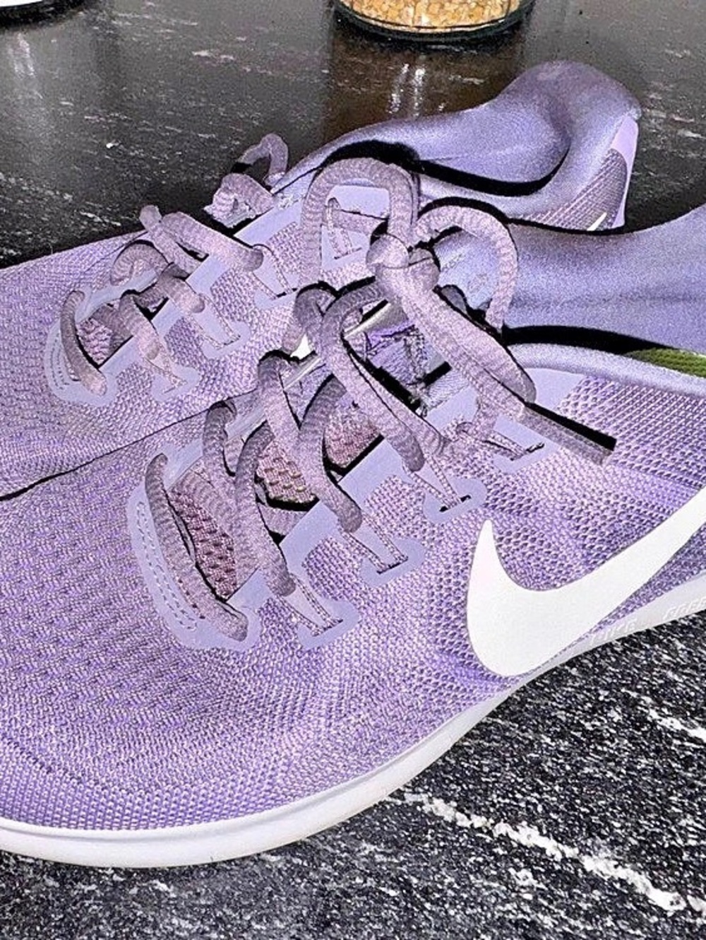 Nike Free RN Women's Purple & White Athletic Shoes